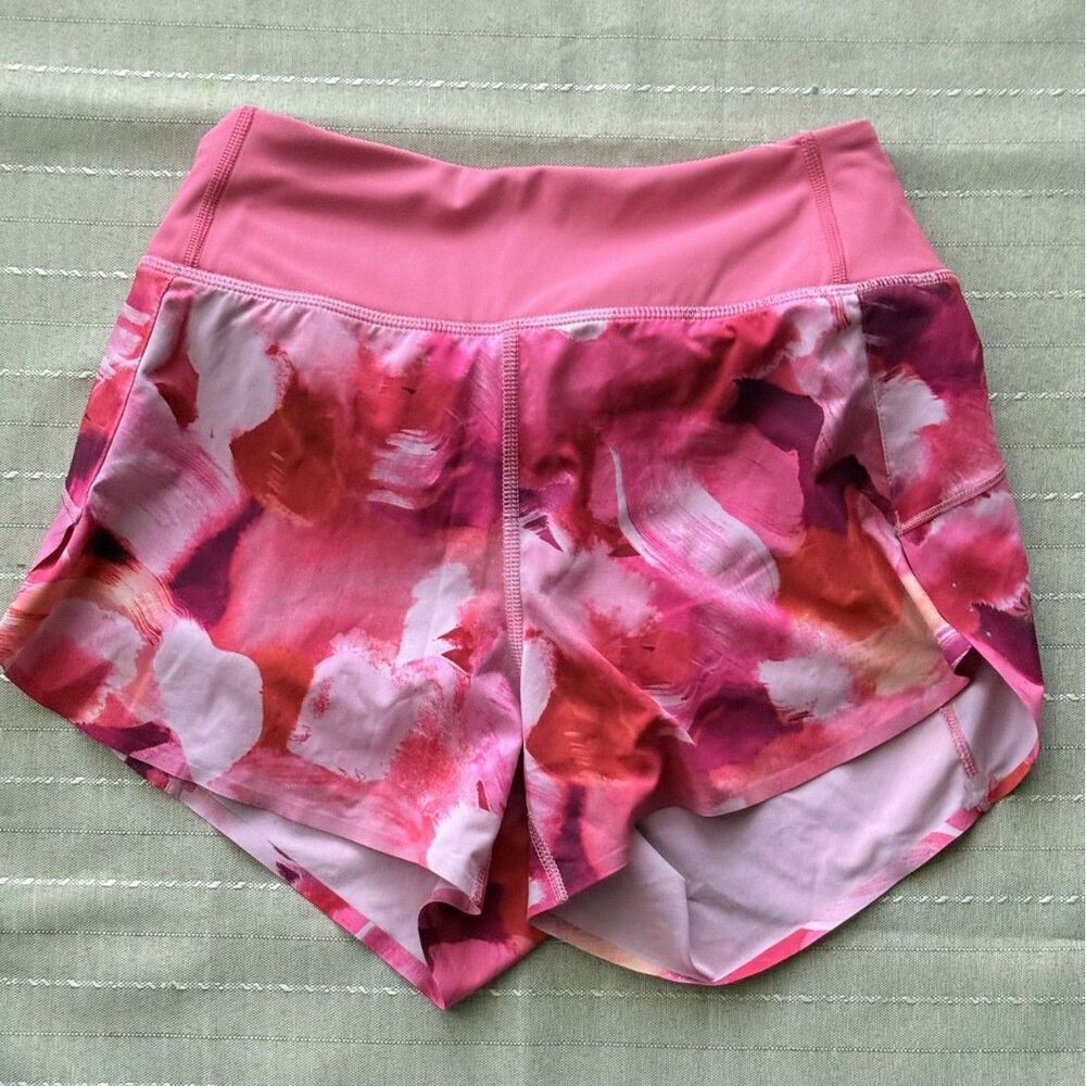 Athleta Womens Pink Multicolor Shorts Size XXS Fits Like XS/S Great Condition